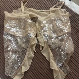 Sunday Cream Sheer Blouse